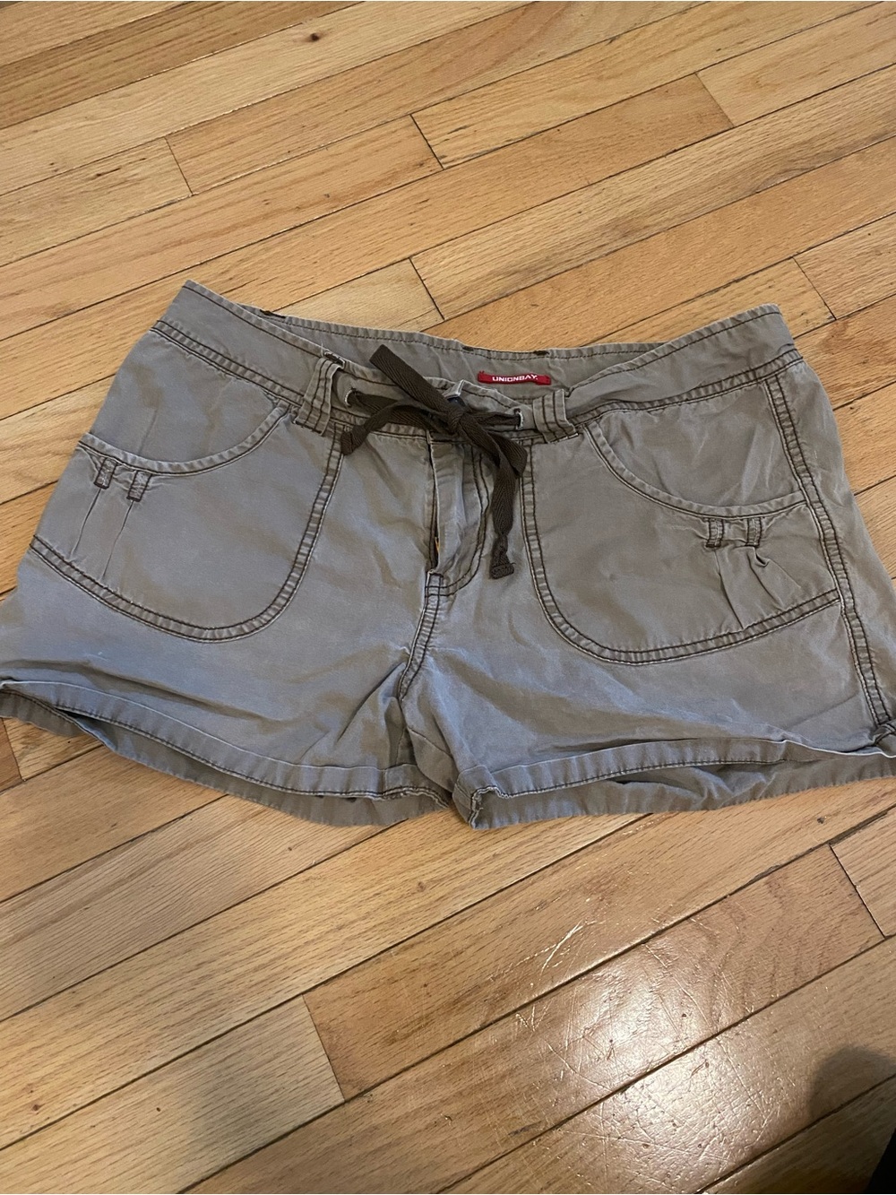UNIONBAY Brown Drawstring Athletic Shorts